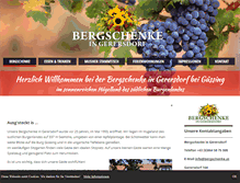 Tablet Screenshot of bergschenke.at